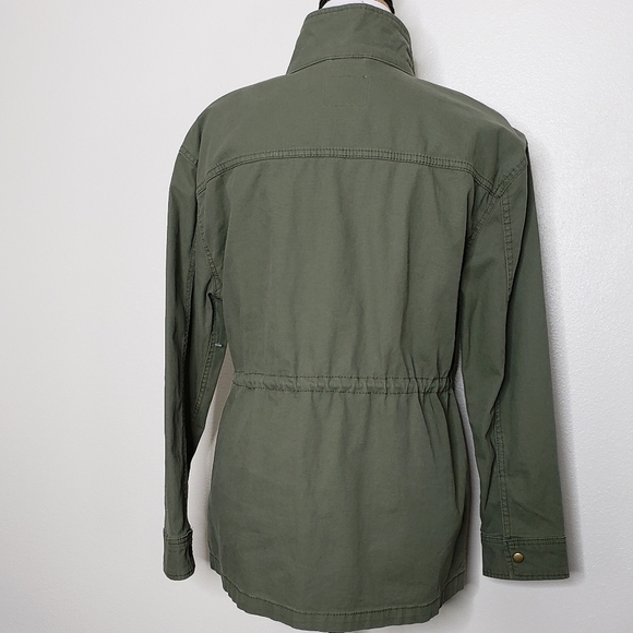 NEW Old Navy Utility Field Jacket Army Green Military Coat Classic Fall - Picture 4 of 15